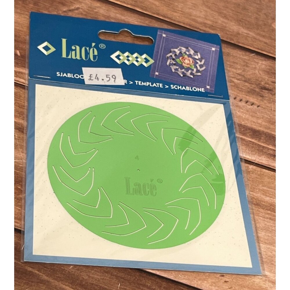 Lacé Paper Cutting Template Stencil Schablone 112307/2004 Steel